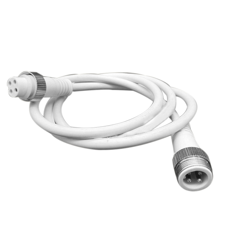 4PIN AC-DC Metal Head Extension Cord Waterproof Connector 4PIN AC-DC Metal Head Extension Cord Waterproof Connector